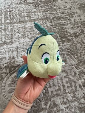 Tokyo Disney Resorts Flounder Shoulder Clip On Key Chain Plush